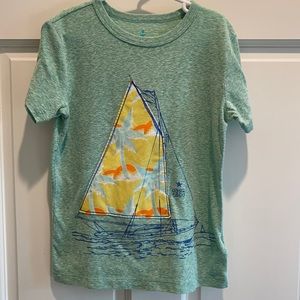 Crewcuts sailboat tee size 6-7